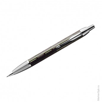 Ручка шариковая "IM Premium Twin Metal Chiselled CT" синяя, 1,0мм, кнопочный механизм, подар.уп.