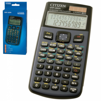 Калькулятор CITIZEN инженерный SRP-285N, 10+2 разрядов, двойное питание, 164*84мм