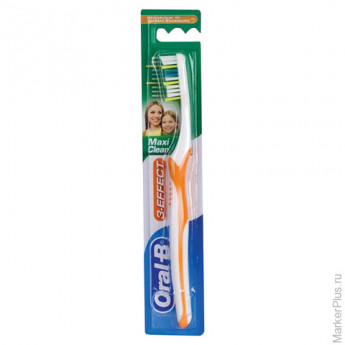 Зубная щетка ORAL-B (Орал-Би) 3-Эффект "Maxi Clean", средняя