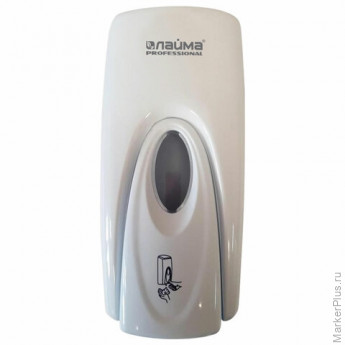 Дозатор для жидкого мыла LAIMA PROFESSIONAL ORIGINAL, НАЛИВНОЙ, 1 л, белый, ABS-пластик, 605782