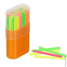 Счетные палочки СТАММ (50 штук) многоцветные, в пластиковом пенале, СП04, комплект 50 шт