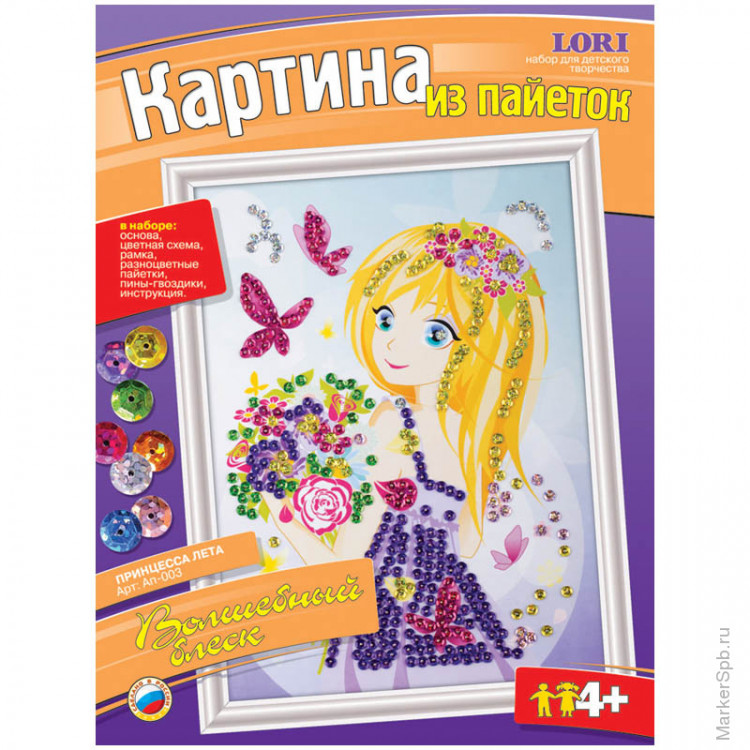 Картина из пайеток