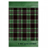Ежедневник BRAUBERG полудатированный на 4 года, А5, 133х205 мм, "Кожа зеленая, шотландка", 192 л., обложка шелк, 121594