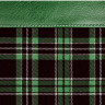 Ежедневник BRAUBERG полудатированный на 4 года, А5, 133х205 мм, "Кожа зеленая, шотландка", 192 л., обложка шелк, 121594