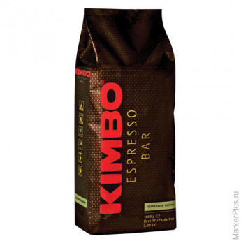 Кофе в зернах KIMBO "Superior Blend" (Кимбо "Супериор Бленд"), натуральный, 1000 г, вакуумная упаков