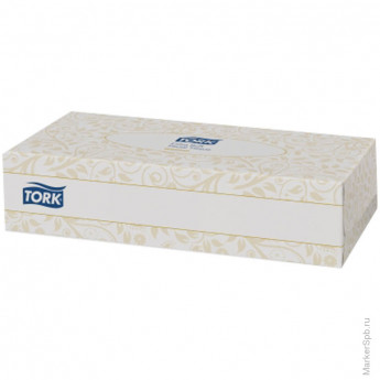 Салфетки бумажные для лица TORK Premium(F1) 2сл, 100л, ультрамягкие, белые