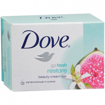Мыло-крем туалетное Dove "Инжир и апельсин", картонная коробка, 135г