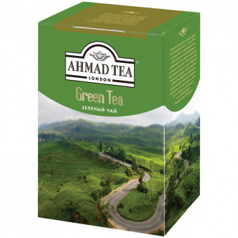 Чай Ahmad Tea 'Green Tea', зеленый, листовой, 200г
