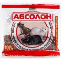 Средство от грызунов Абсолон зерно 100г пакет АЛП100