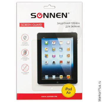 Защитная пленка для iPad Air SONNEN, прозрачная, 352947