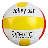 Мяч волейбольный, размер 5, PVC, 2 подслоя, машинная сшивка, МИКС