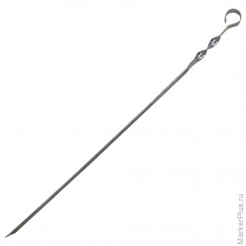 Шампур угловой из нержавеющей стали, размер 550х10х1 мм, 701734