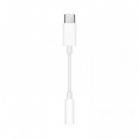 Адаптер Apple USB-C - 3.5 mm Headphone Jack Adapter, белый, MU7E2ZM/A