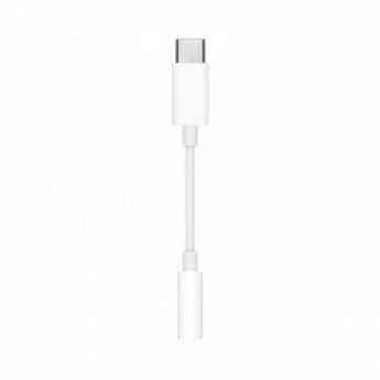 Адаптер Apple USB-C - 3.5 mm Headphone Jack Adapter, белый, MU7E2ZM/A