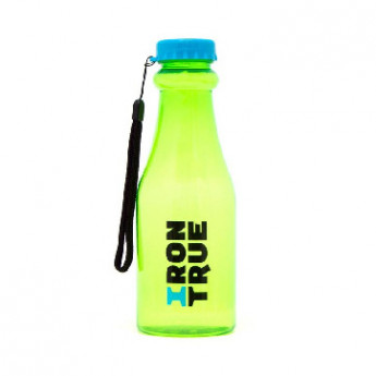Бутылка шейкер Iron True 550мл,оригинальн. форма,ITB921-550 Голубой-Зеленый