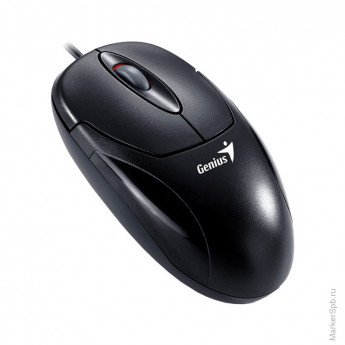 Мышь Genius XScroll Optical Wheel Mouse USB черный 3btn+Roll