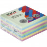 Бумага для заметок с клеевым краем Economy 76х76 мм, 400 л, 8 цв в асс