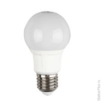 Лампа светодиодная ЭРА, 8 (60) Вт, цоколь E27, грушевидная, холодный белый свет, 25000 ч., LED smdA6