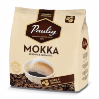 Кофе в зернах PAULIG (Паулиг) "Mokka", натуральный, 500 г, вакуумная упаковка, 16488