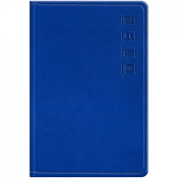 Телефонная книга А7, 64л., кожзам, BG "Winner. Bright blue", с вырубкой