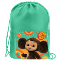 Мешок для обуви 1 отделение Мульти-Пульти "Чебурашка", 340*420мм, карман на молнии