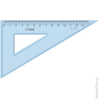 Треугольник 30°, 13см Стамм, прозрачный голубой 48 шт/в уп
