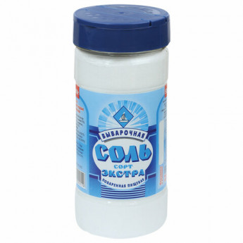 Соль пищевая 500г 'Экстра', пластиковая баночка с дозатором, ш/к 90126