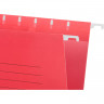 Папка подвесная Attache Foolscap, картон красный, до 200л., 5шт/уп, комплект 5 шт