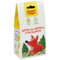 Набор для лепки из легкого пластилина Мульти-Пульти "Лисичка"