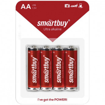 Батарейка SmartBuy LR03 BC4, 4 шт/в уп