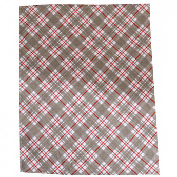 Полотенце кух. вафельное 45x60 160 гр/м2, Клетка ассорти, 10 шт, комплект 10 шт
