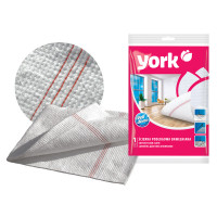 Салфетка для мытья пола York "Люкс", хлопок, 50*55, плотность 250г/м2 белая, инд. упаковка