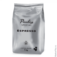 Кофе в зернах PAULIG (Паулиг) "Special Espresso", натуральный, 1000 г, вакуумная упаковка, 16545