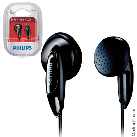 Купить наушники philips she 1350, проводные, 1 м, стерео, вкладыши, she 1350/00 по цене 279,90 руб. в интернет магазине Marker