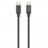 Кабель USB PERO DC-05 Type-C to Type-C, 3А, 60W, 1м, Black