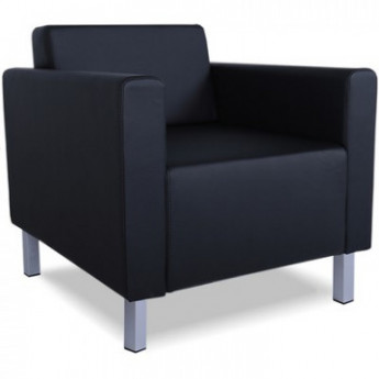 Мягкая мебель EF_Евро кресло к/з черный Ecotex 3001