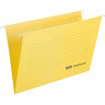 Папка подвесная Attache Foolscap, картон желтый, до 200л., 5шт/уп, комплект 5 шт