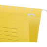 Папка подвесная Attache Foolscap, картон желтый, до 200л., 5шт/уп, комплект 5 шт