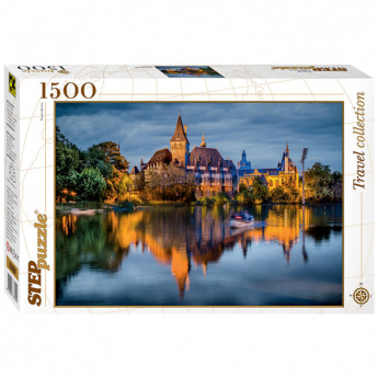 Пазл 1500 эл. Step Puzzle "Travel Collection. Замок у озера", картонная коробка