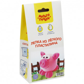 Набор для лепки из легкого пластилина Мульти-Пульти "Поросенок"