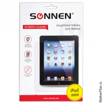 Защитная пленка для iPad mini SONNEN, прозрачная, 352946