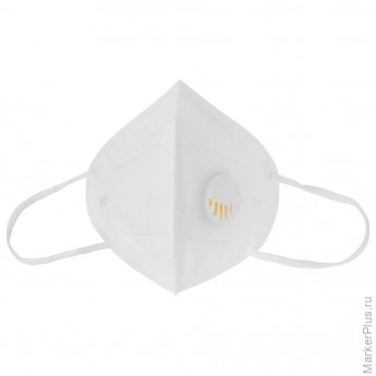 Респиратор противоаэрозольный, средний класс защиты FFP2 с клапаном KN-95