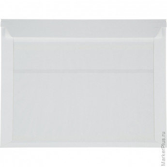 Конверт курьерский белый с карманом Bong 265х340 картон 280 гр 10шт/уп, комплект 10 шт