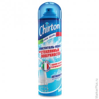 Средство для мытья стекол 500 мл, CHIRTON (Чиртон), очиститель-мусс