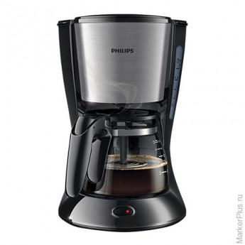 Кофеварка капельная PHILIPS HD7434/20, 700 Вт, объем 0,92 л, подогрев, черная