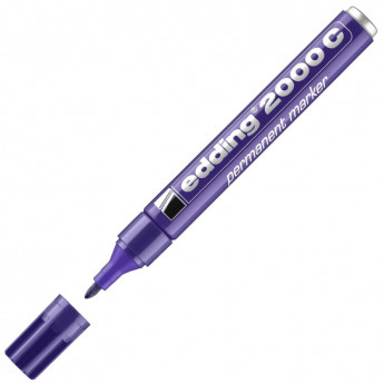 Маркер перманентный EDDING 2000C/8 фиолетовый 1,5-3мм металл.корп
