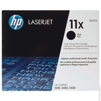 Картридж лазерный HP (Q6511X) LaserJet 2410/2420/2430, №11Х, оригинальный, ресурс 12000 стр.