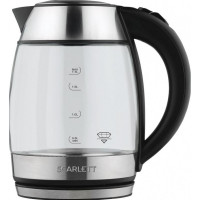 Чайник электрический SCARLETT SC-EK27G94, стекло, 2200Вт, 1.7л, сталь