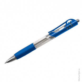 Ручка шариковая автоматическая "MP", синяя, 0,5мм, грип