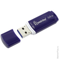 Память Smart Buy 'Crown' 64GB, USB 3.0 Flash Drive, синий